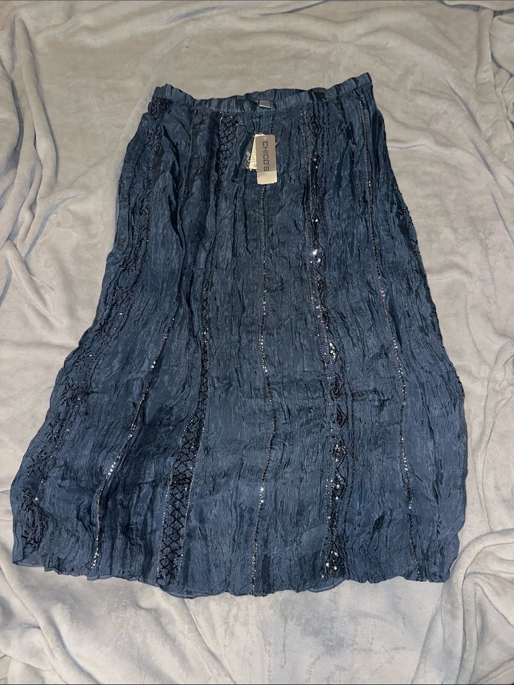 Chico's sequin maxi  Skirt